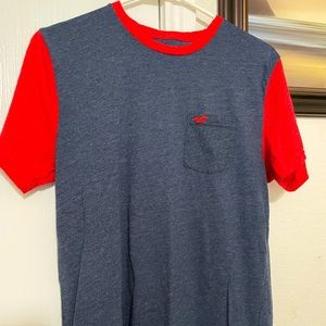 Hollister-Men’s Medium Navy/Red, front pocket